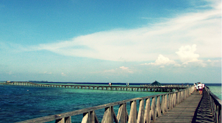 Foto Jembatan Pulau Tidung. Foto Jembatan Pulau Tidung.