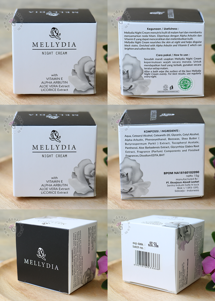 Review Mellydia Night Cream