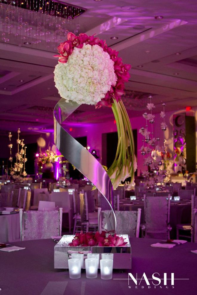 Sonal J. Shah Event Consultants, LLC Modern Centerpieces