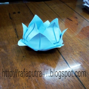 Cara Membuat Origami Bunga Teratai Mudah Origami Unik