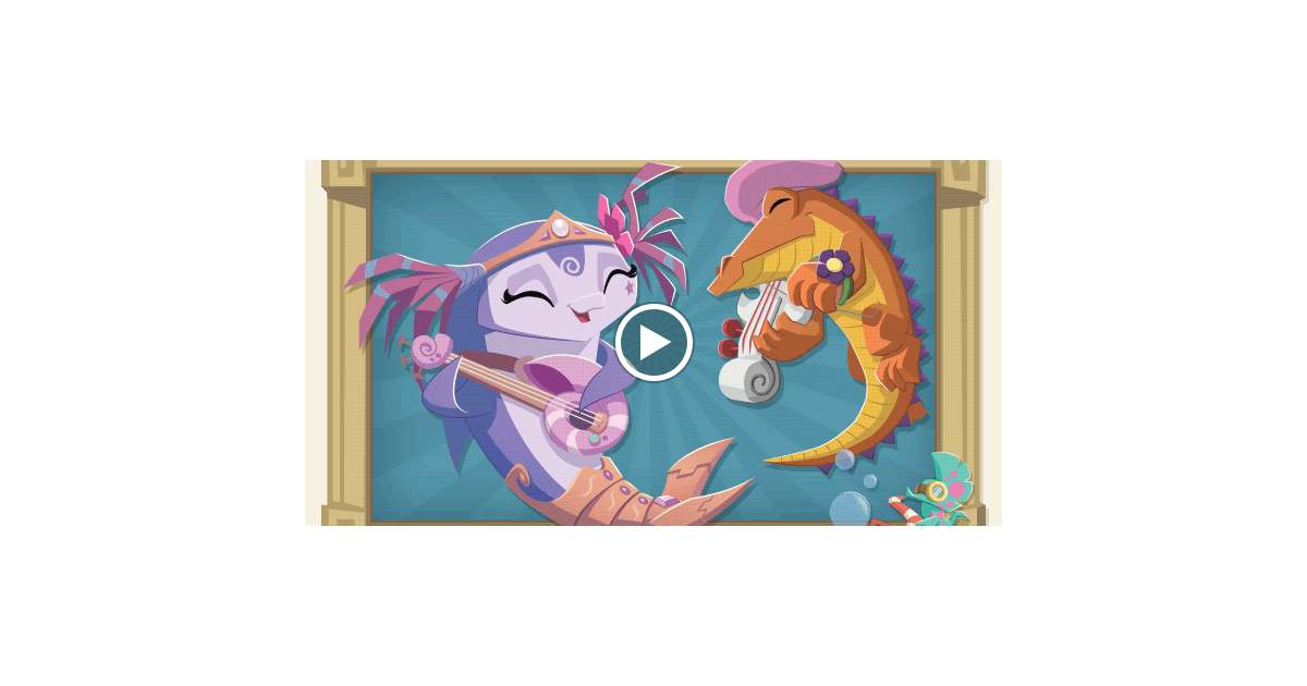 Animal Jam Spirit Blog Rare Guitar Rug + Music Den items