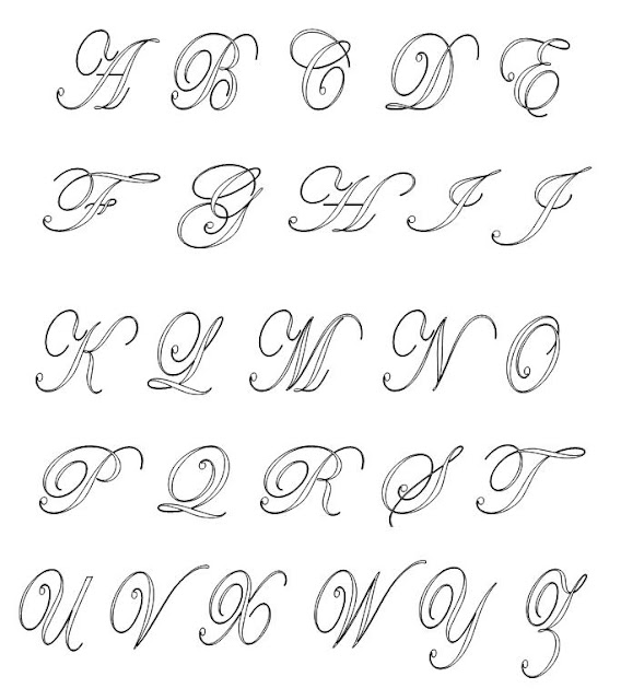 Moldes de letras para mural - Ver e Fazer