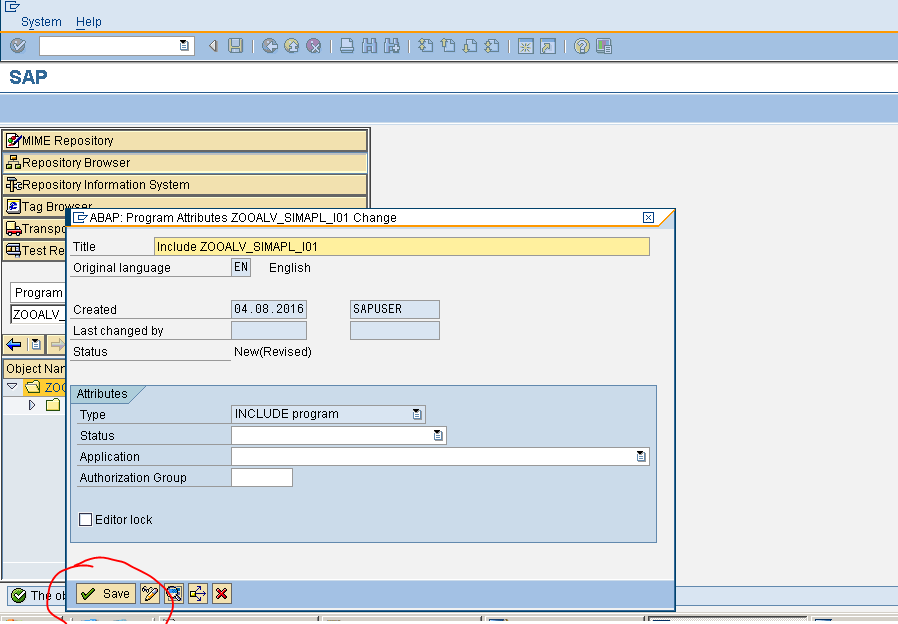 SAP TECH: Basic OO-ALV Report ( SE80 )