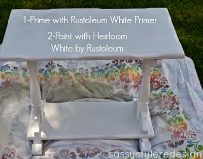 How to paint your simple map makeover table sassystyleredesign.com
