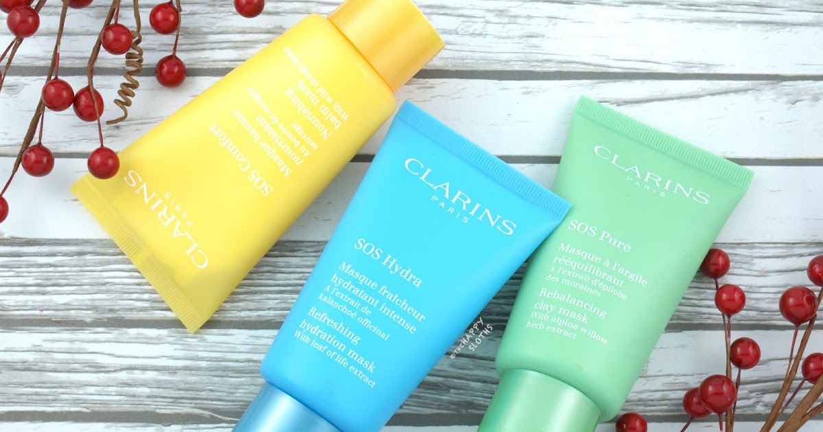 Clarins SOS Masks | Pure, Comfort, and Hydra: Review | The Happy Sloths ...