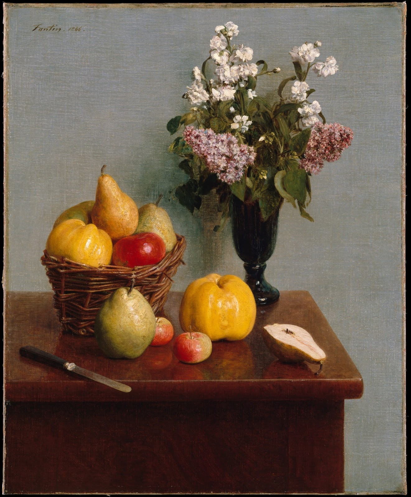 Spencer Alley French Still Life Paintings, 19th century