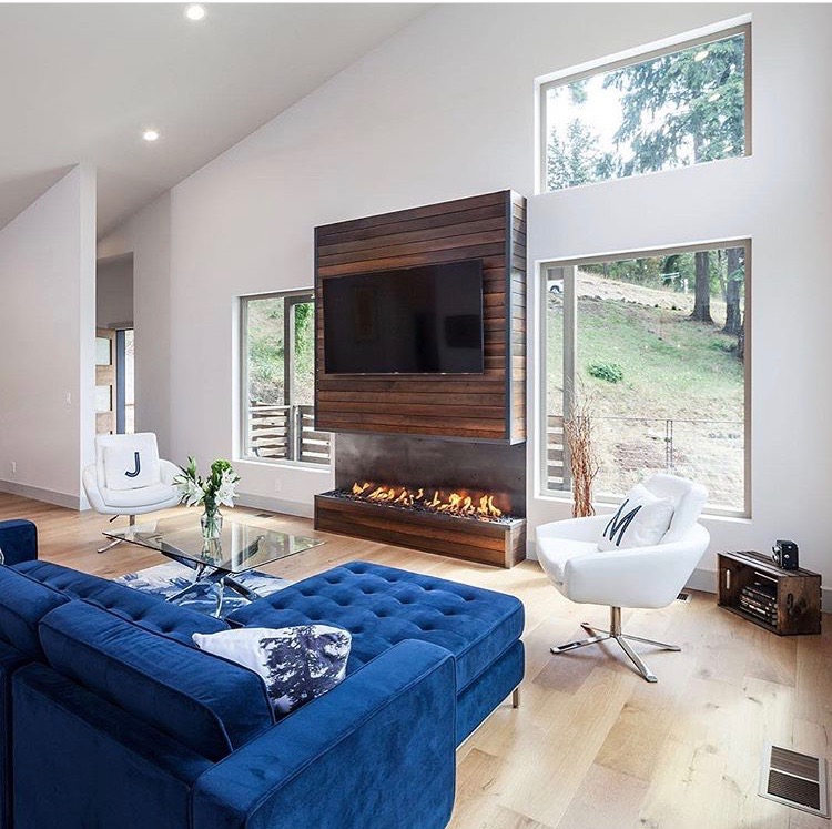 from Gardners 2 Bergers: Rustic Modern Cherry Fireplace
