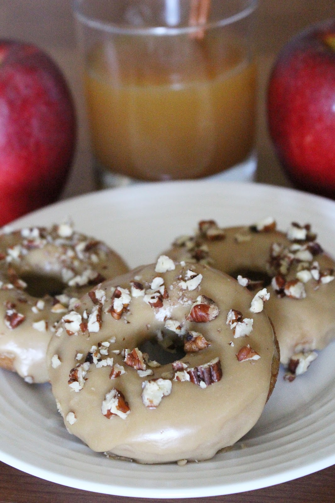 Kylee's Kitchen Maple Glazed Apple Cider Doughnuts