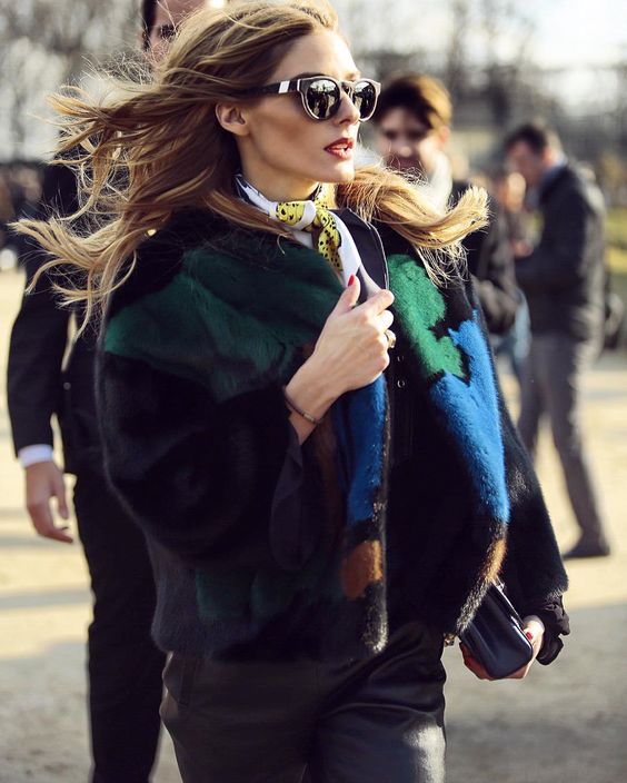 Olivia Palermo wearing Hermes Silk Scarf - Celebrity Style Guide