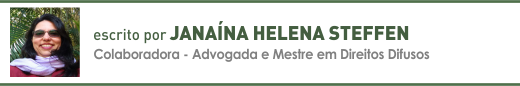 Clique aqui para ler mais artigos de Janaína Helena Steffen