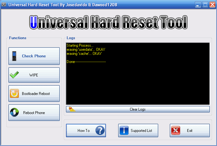android mobile hard reset software download for pc