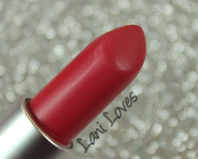 MAC Red Balloon Lipstick Swatches & Review