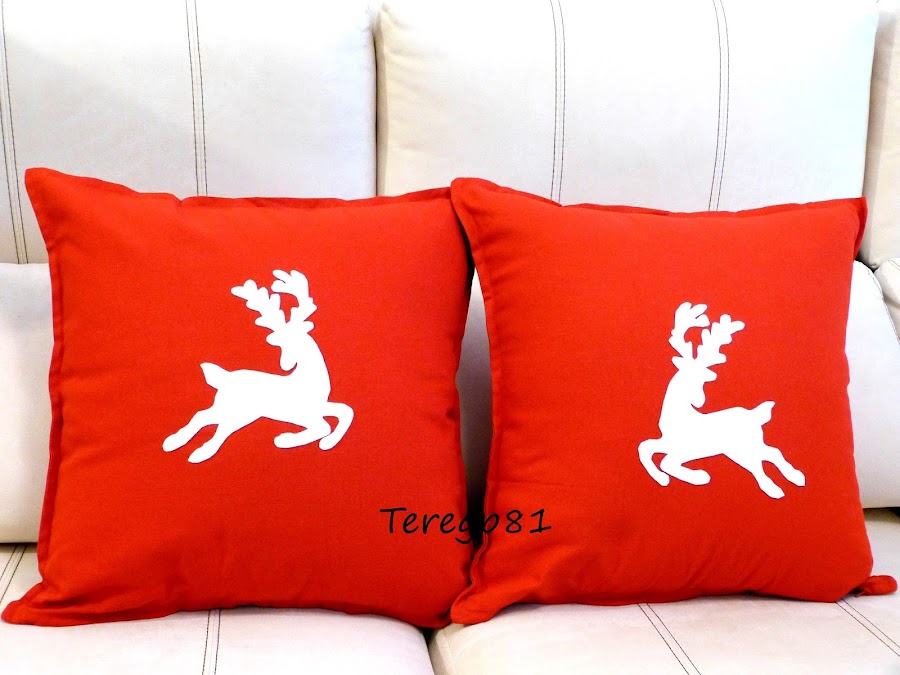 cojines reno navidad