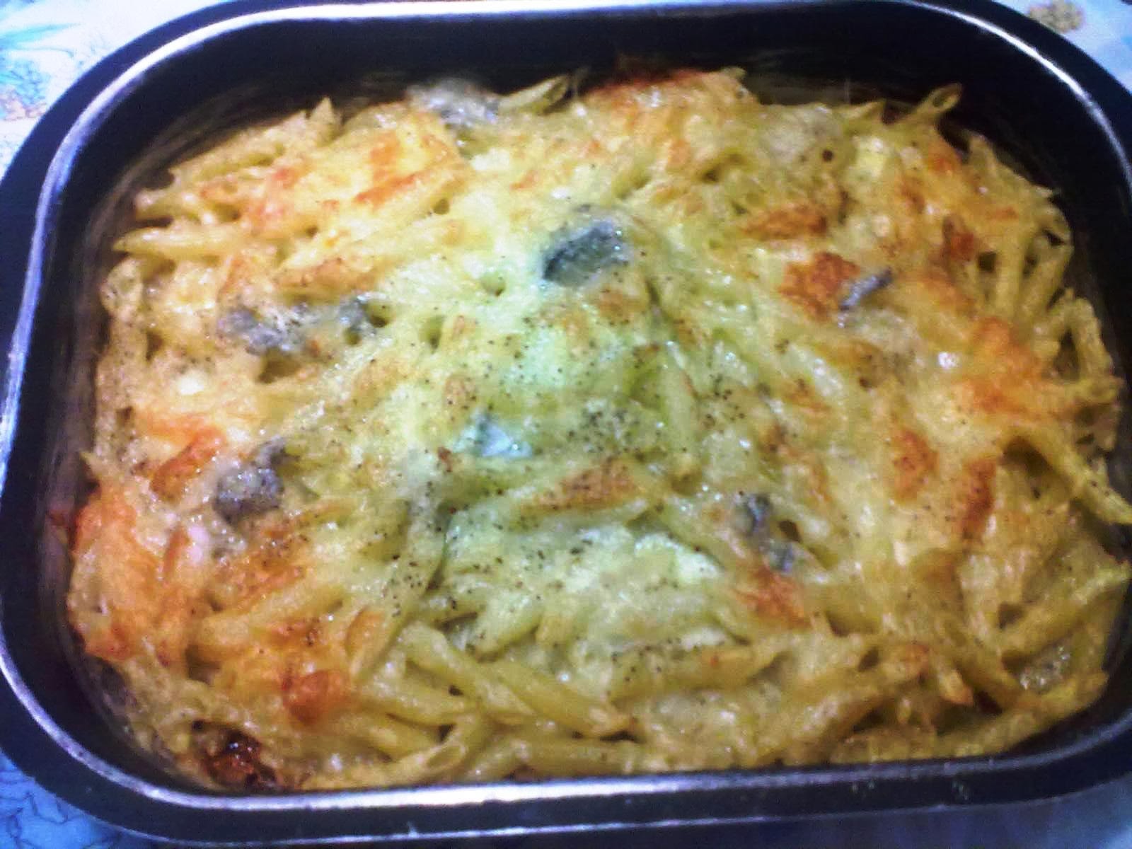 Penne ai quattro formaggi al forno | Pomodori verdi fritti