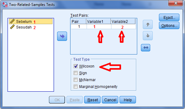 Uji 2 Sampel Berpasangan Wilcoxon Dengan SPSS - kabarito.com analisis uji data dua sampel berpasangan nonparametrik dengan spss statistik