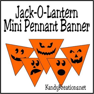 Add a fun last minute Halloween party decoration to your to do list with this easy mini pennant banner.  With a few cuts, folds and ties, you have the perfect decoration for your Halloween cake in a matter of moments.  It will add that extra "something" to put your Halloween party over the top. 