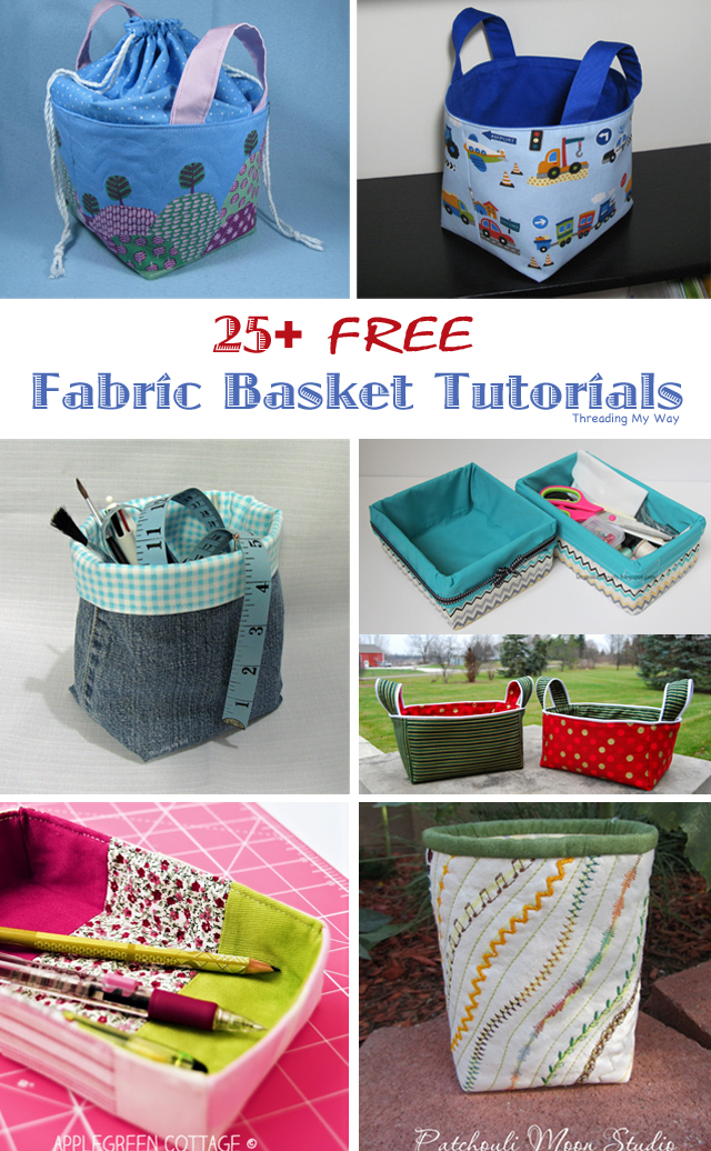 DIY Fabric Storage Bin Tutorial 