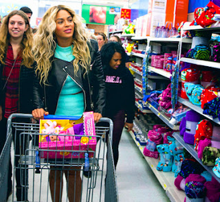 Beyonce at Walmart image from Bobby Owsinski's Music 3.0 blog