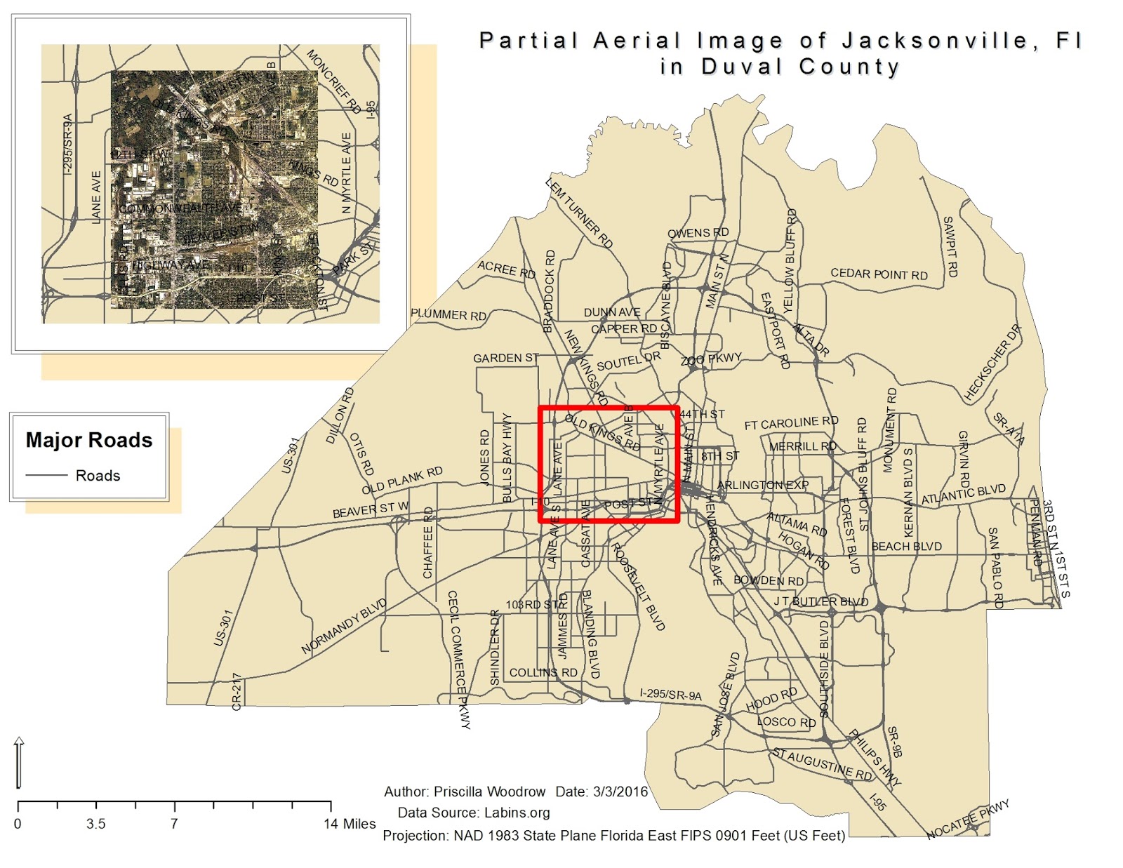 this map shows the aerial photo as an inset map over the county of duval the aerial photo is a portion of the city of jacksonville laid over the county of this map shows the aerial photo as an inset map over the county of duval the aerial photo is a portion of the city of jacksonville laid over the county of