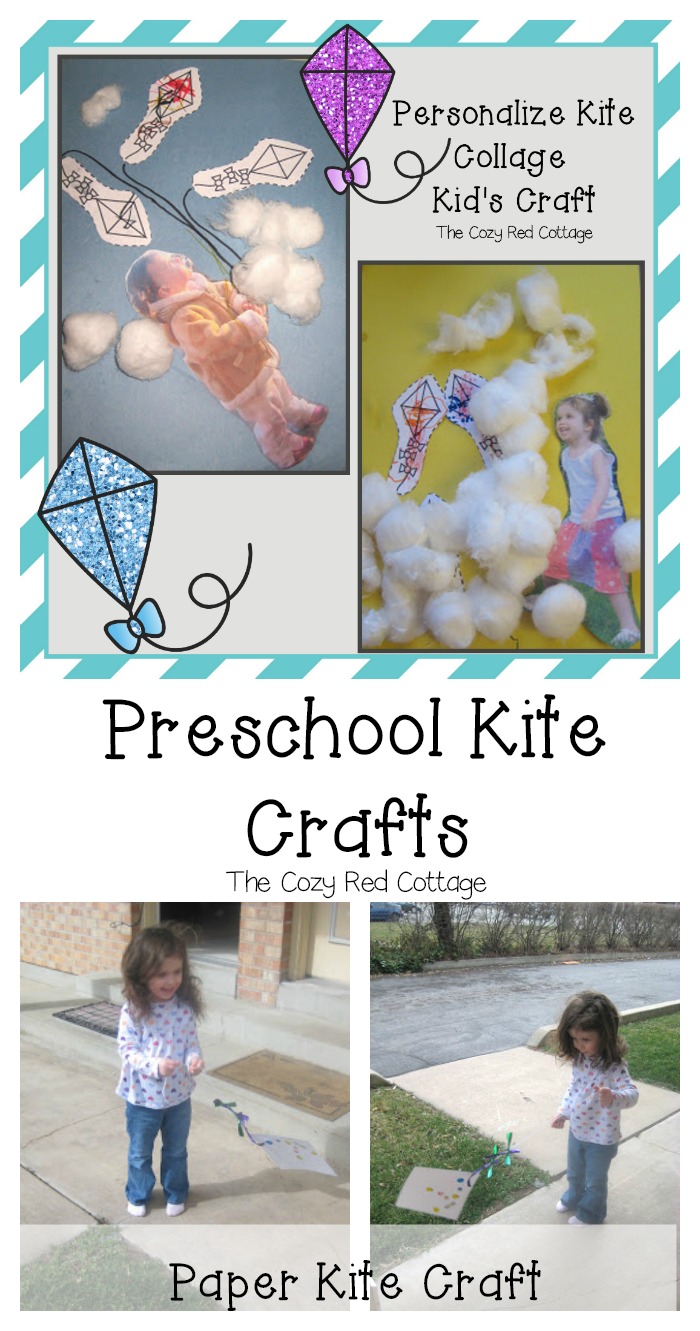 The Cozy Red Cottage Preschool Kite Crafts