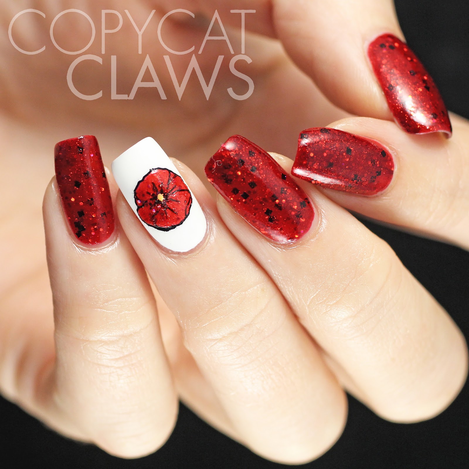 Copycat Claws Remembrance Day Nails