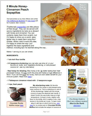 mystery lovers kitchen 5 minute peach sopapillas with a haunted