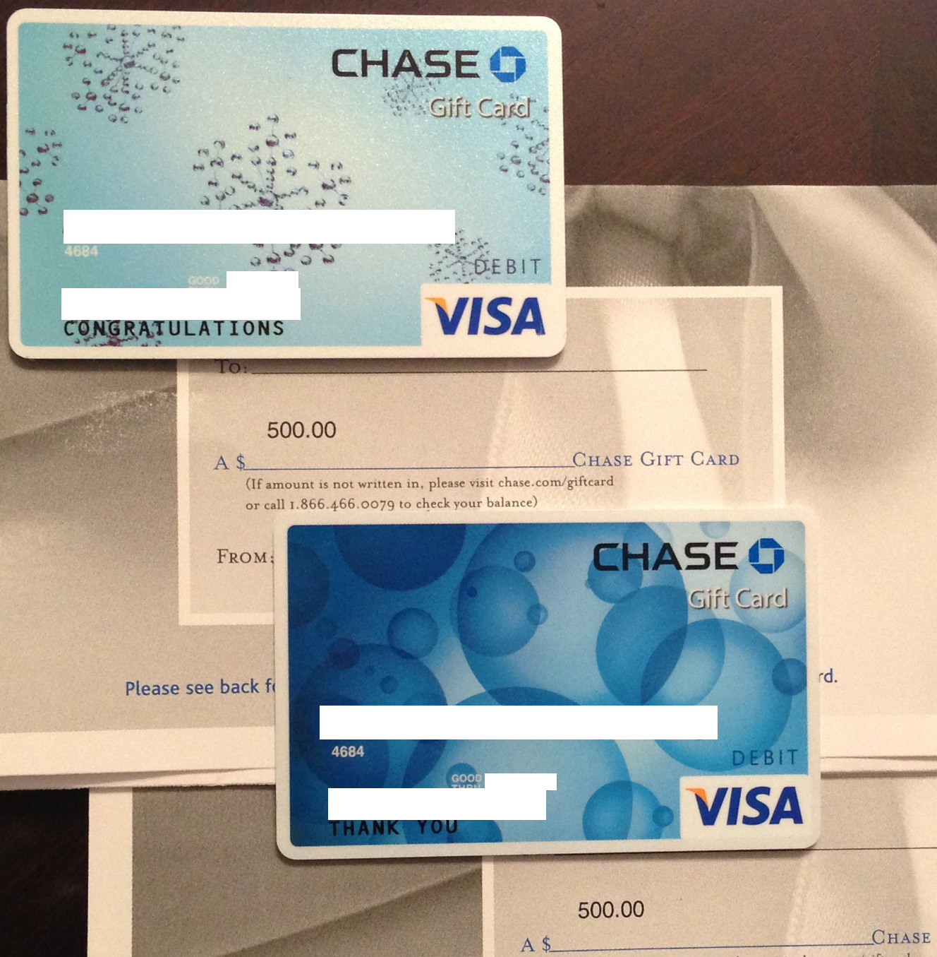 Relentless Financial Improvement Chase Prepaid Visa Gift Cards With Fees Waived For A Limited Time