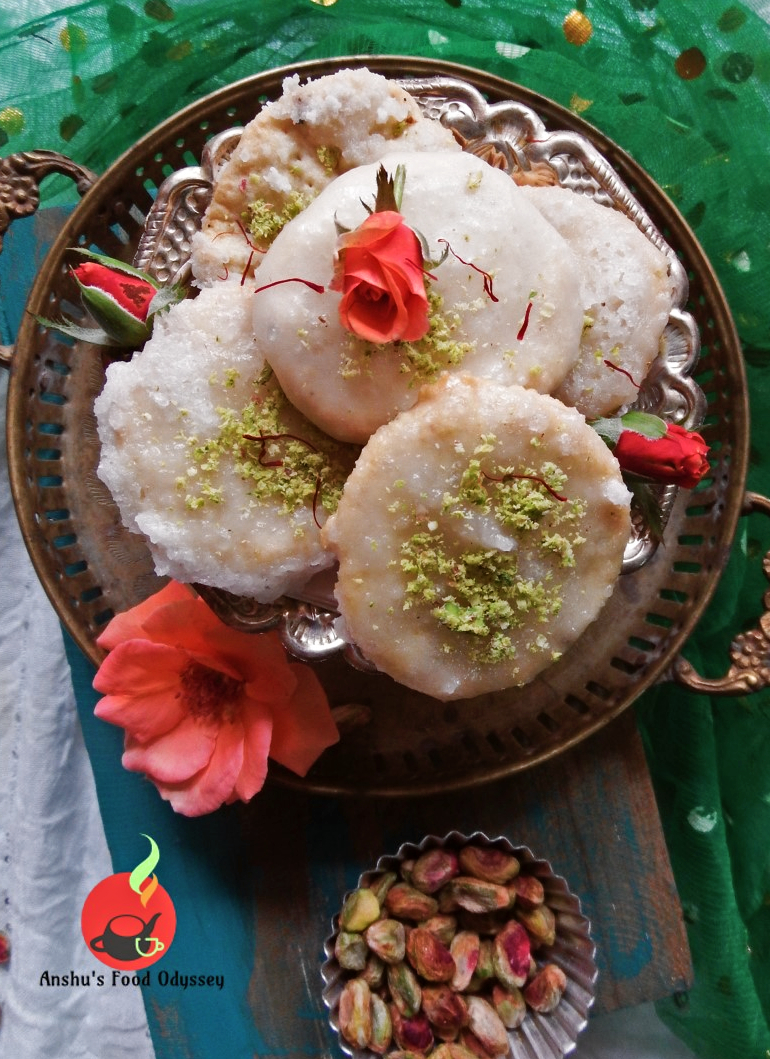 Gujarati Sweet Sata Thor [BAKED VERSION]