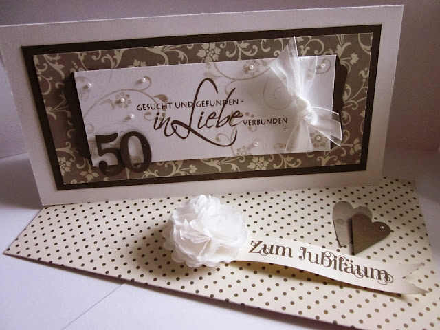 stampin with fanny: Karte zur Goldenen Hochzeit