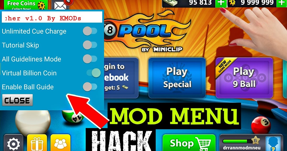 8 ball pool mod menu hack/Mod apk No Root unlimited money ...