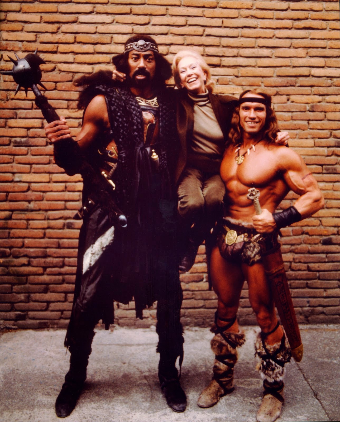 "Conan Niszczyciel" (1984) Arnold Schwarzenegger, Wilt Chamberlain  | Zjadacz Filmów