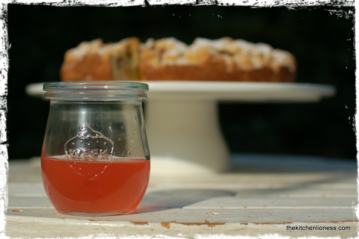 The Kitchen Lioness Nigel Slater's Rhubarb Cinnamon Polenta Cake