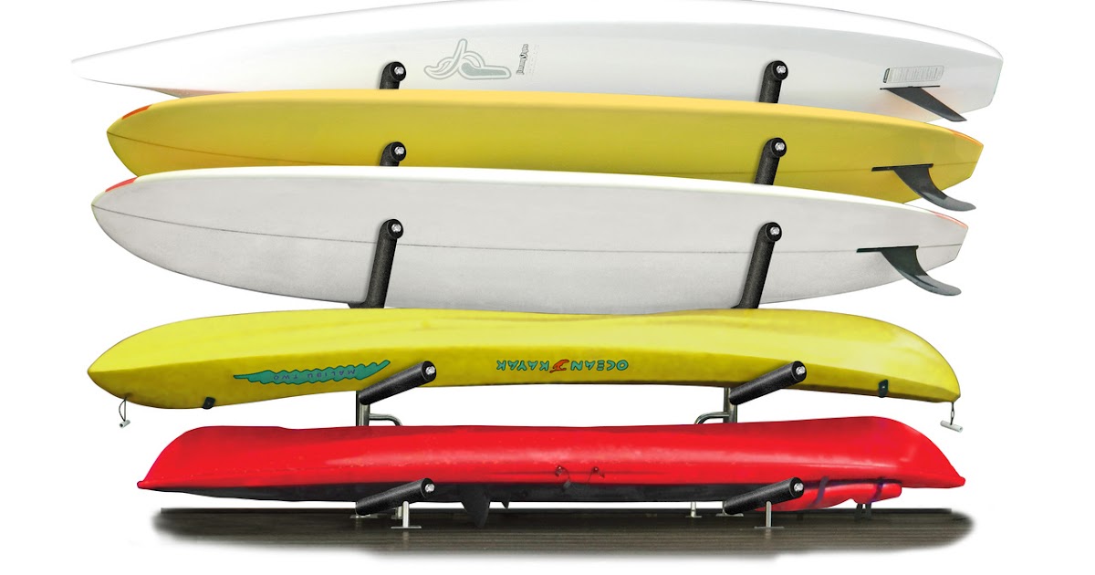 StoreYourBoard Blog Kayak and SUP Combo Storage Racks Portable