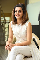 Taapsee Pannu Latest Photos at Anando Brahma Promotions TollywoodBlog