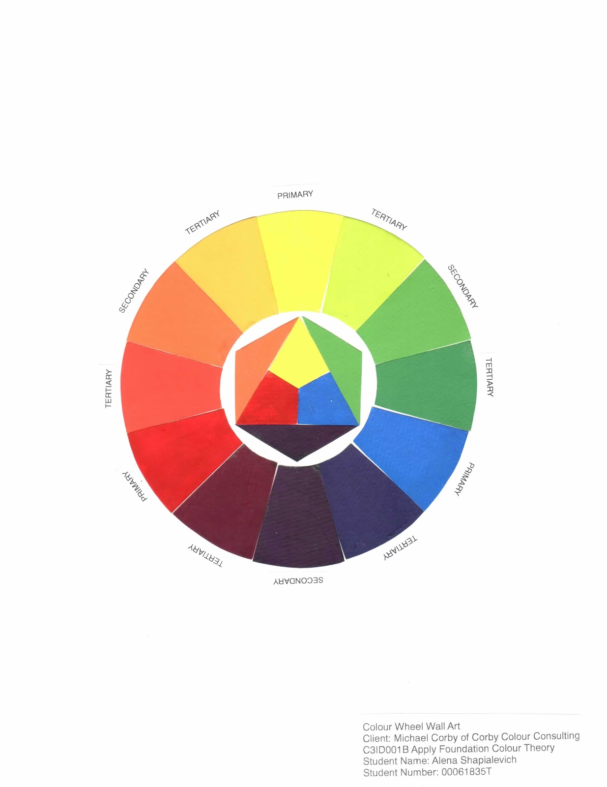 Interiors C3ID001B // Using Gouache Paint to Create a Colour Wheel