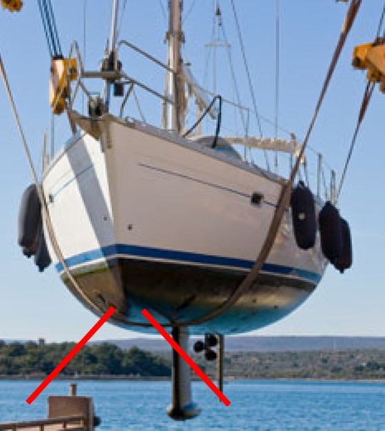 transducer on sailboat