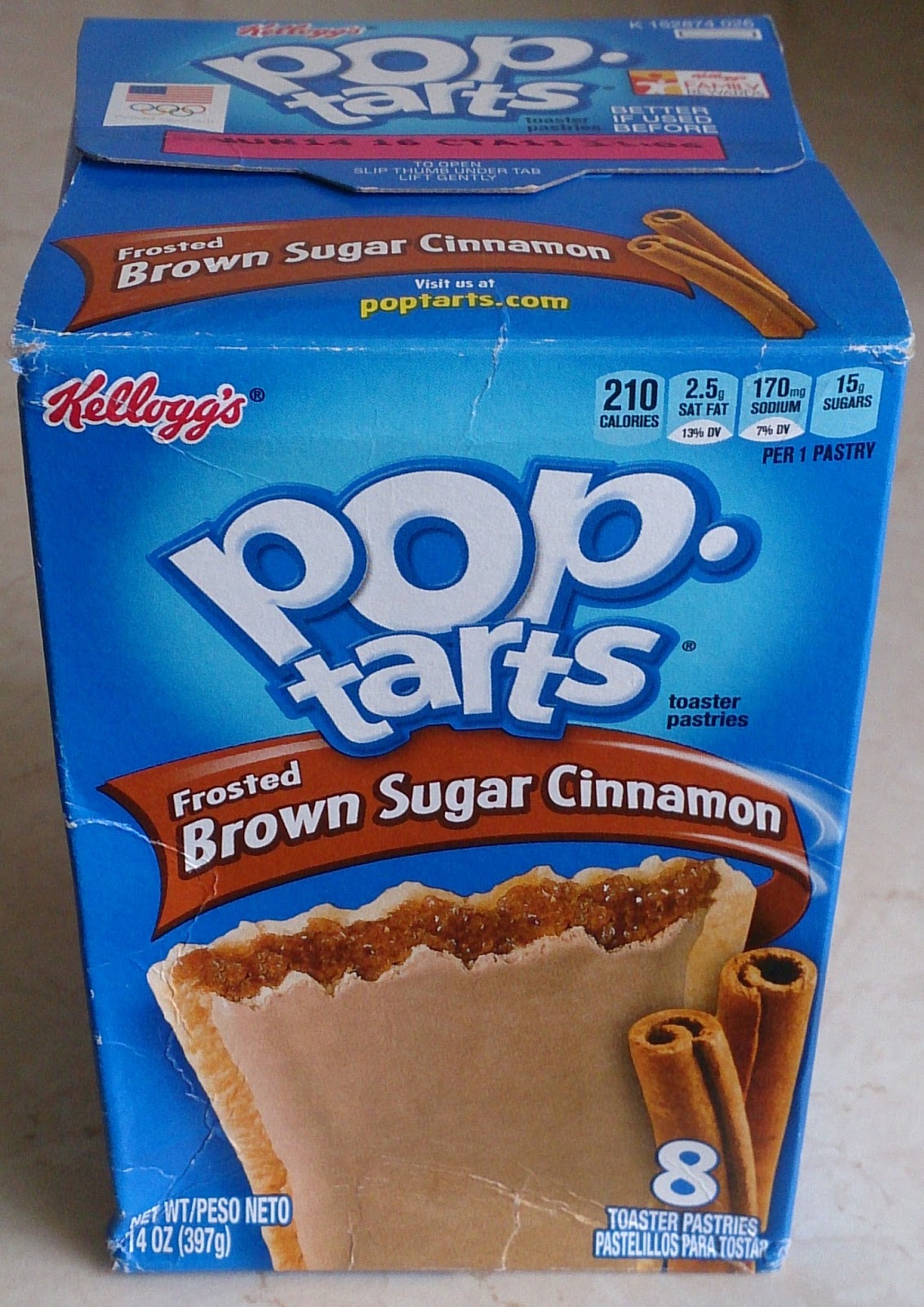 Chwile zasłodzenia Pop Tarts Frosted Brown Sugar Cinnamon