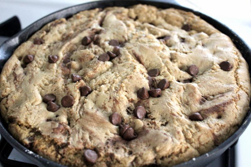 Skillet Chocolate Chip Cookie by freshfromthe.com