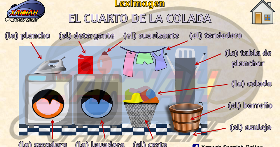 Xannah Spanish Online LexImagen laundry room