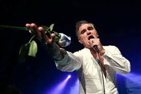 Morrissey reaching for a Blue Rose in Lisbon 2014