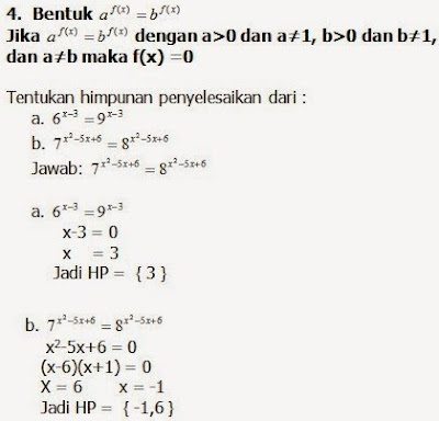 Rumus Matematika Fungsi Eksponen dan Logaritma SMA Kelas 12 Rumus Matematika Fungsi Eksponen dan Logaritma SMA Kelas 12