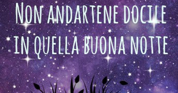Non Andartene Docile In Quella Buona Notte Spiegazione Briciole di Parole: Recensione: Non andartene docile in quella buona