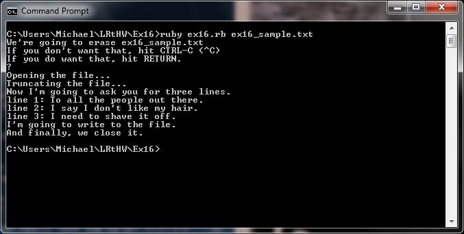 TESTHEAD: Exercise 16: Reading And Writing Files: Learn Ruby The Hard ...