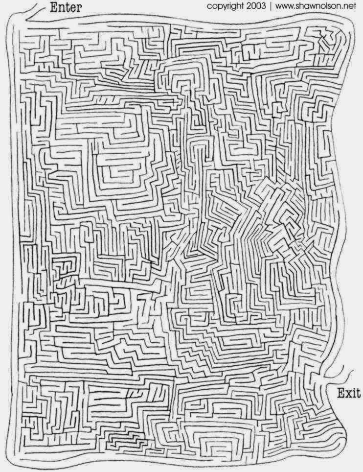 Free Printable Hard Christmas Mazes