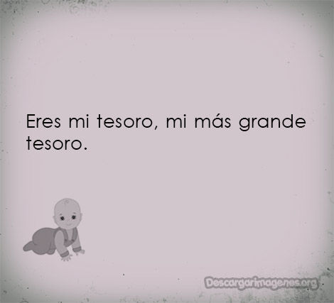 Pensamientos lindos para bebecito.