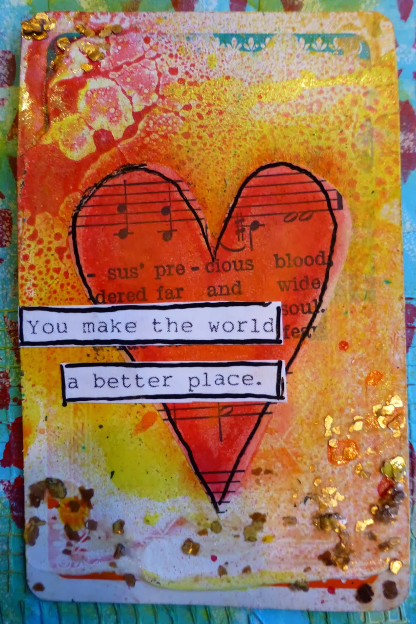 Made by Nicole Recycled Playing Cards Mixed Media