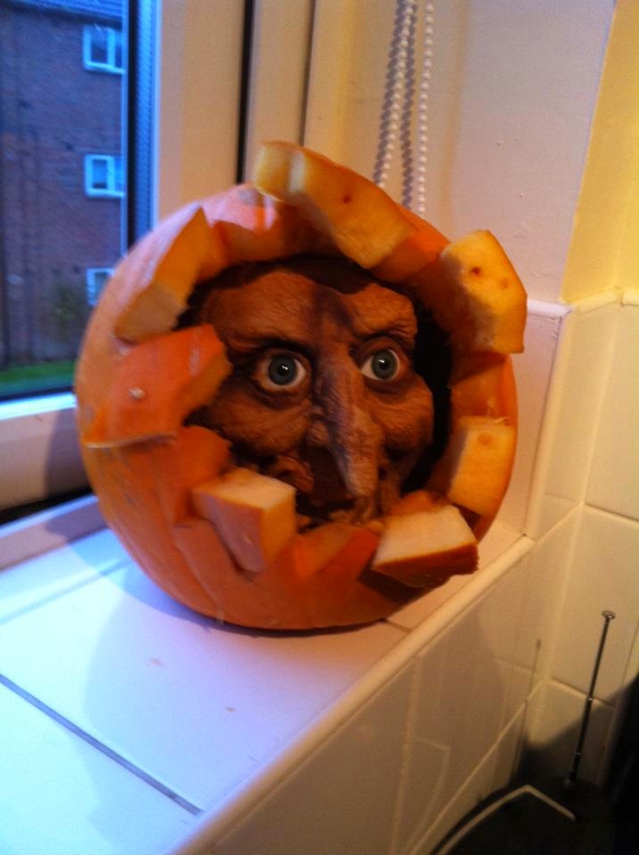 Mask Breaking Out Of Pumpkin