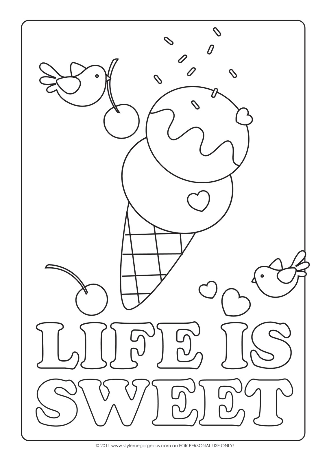 ice cube coloring pages - photo #38