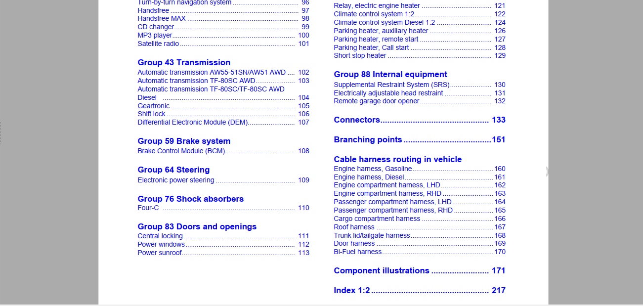 Volvo S60S60R 2007 Wiring Diagram - Automotive Library