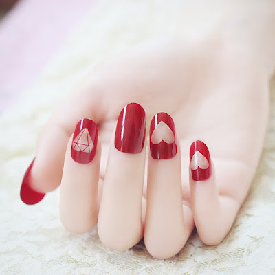 Uñas Decoradas con Corazones 2017 Uñas Decoradas con Corazones 2017